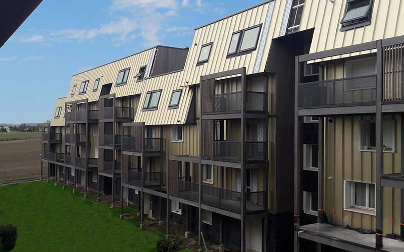 Ecoquartiers à Lery Maitre d’œuvre : CBA Maître d’ouvrage &nbsp;: SILOGE En sous-traitance de BOUYGUES BÂTIMENT GRAND OUEST &nbsp;